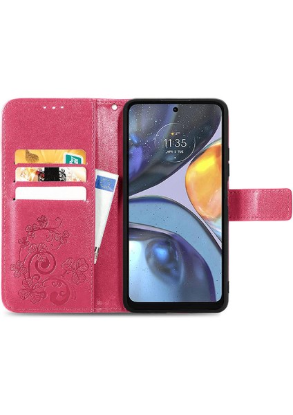 Motorola Moto G22 Dört Yapraklı Yonca Kısa Kayış Zarif Iş Için Kılıf (Yurt Dışından) fırsatları