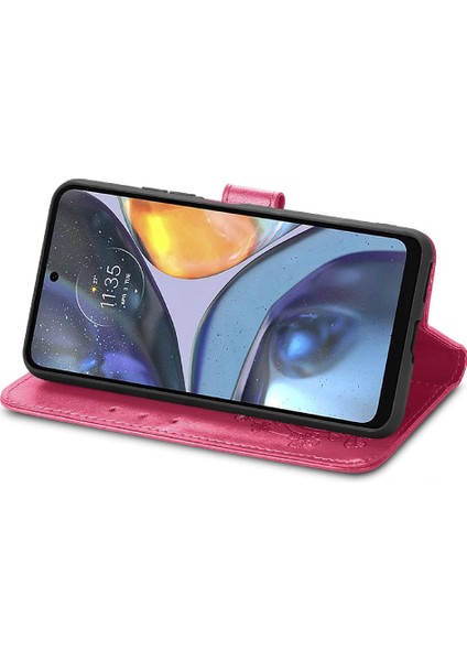 Motorola Moto G22 Dört Yapraklı Yonca Kısa Kayış Zarif Iş Için Kılıf (Yurt Dışından) indirimleri