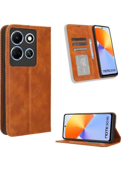 Infinix Not 30 4g Manyetik Kapatma Pu Deri Cüzdan Için Kılıf (Yurt Dışından) indirimleri