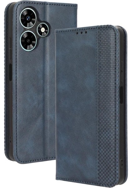 Infinix Sıcak 30 Oynamak Için Kılıf Manyetik Kapatma Cüzdan Pu Deri (Yurt Dışından)