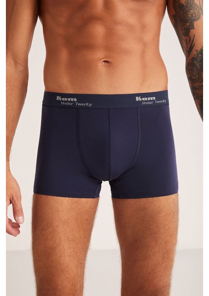 2'li Lacivert Tight Boxer