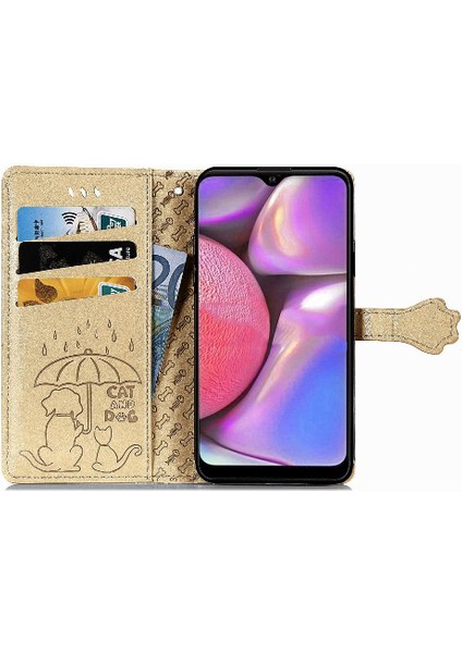 Bdt Shop Samsung Galaxy A20S Kılıf Için Kılıf Kapak Kapak Kısa Kayış Karikatür (Yurt Dışından)