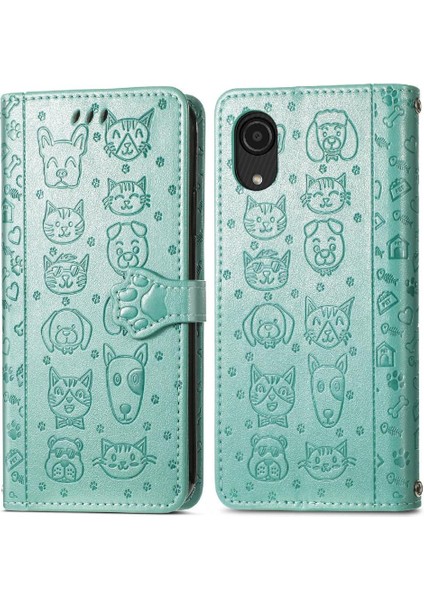 Samsung Galaxy A03 Çekirdek Kılıf Için Kılıf Kısa Kayış Darbeye Çevir (Yurt Dışından)