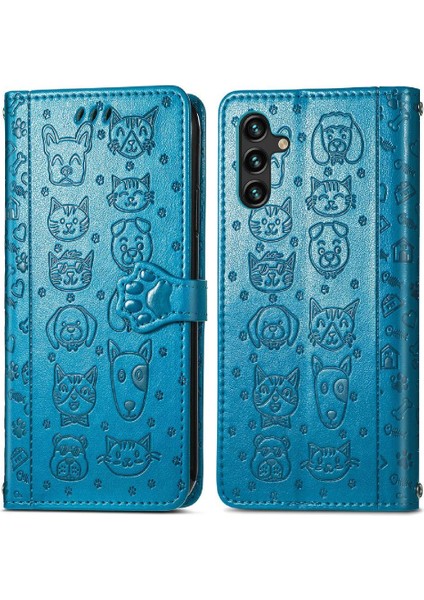 Samsung Galaxy A13 5g Karikatür Hayvanlar Için Kılıf Kapak Çevirin Kısa Kayış Vaka (Yurt Dışından)