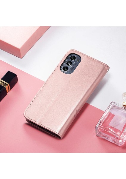 Motorola Moto G62 Dört Yapraklı Yonca Kısa Kayış Zarif Iş Için Kılıf (Yurt Dışından) fırsatları