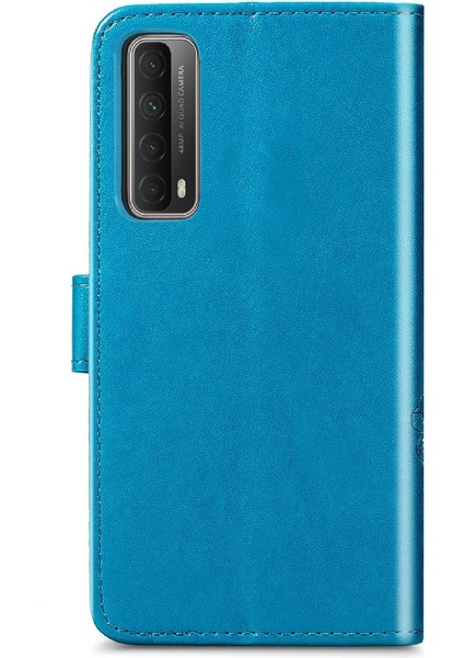 Huawei P Akıllı 2021 Flip Kapak Için Kılıf Kısa Kayış Dört Yapraklı Yonca Durumda (Yurt Dışından) fırsatları