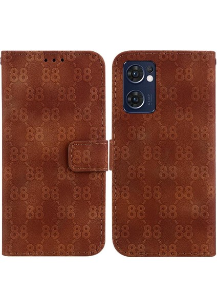 Oppo Bulmak Için Telefon Kılıfı X5 Lite Kart Tutucu Kickstand Pu Deri Çift 8 (Yurt Dışından)