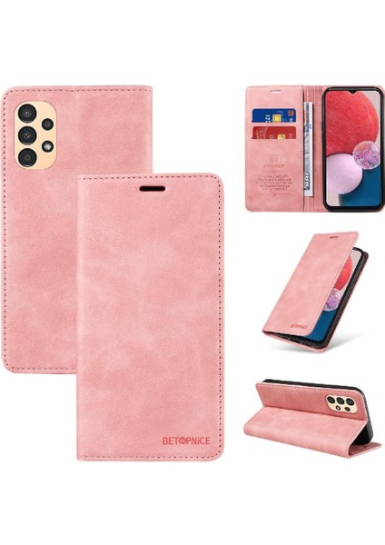 Samsung Galaxy A04 4g Pu Deri Manyetik Koruyucu Folio Cüzdan (Yurt Dışından)