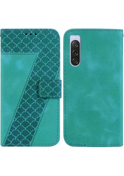 Sony Xperia 10 V Flip Folio Kapak Için Telefon Kılıfı Cüzdan Kart Yuvası Fonksiyonu (Yurt Dışından)