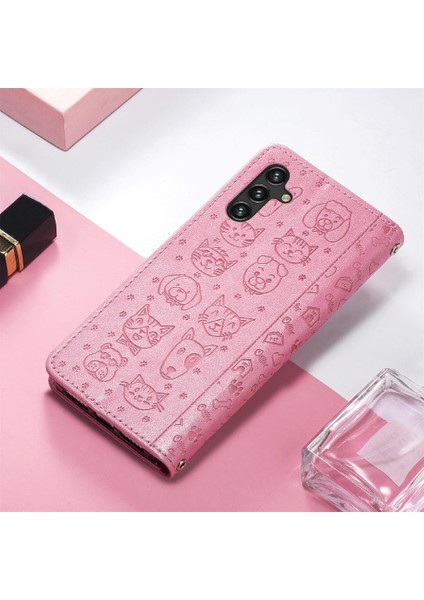 Samsung Galaxy A13 5g Karikatür Hayvanlar Için Kılıf Kapak Çevirin Kısa Kayış Vaka (Yurt Dışından) indirimleri