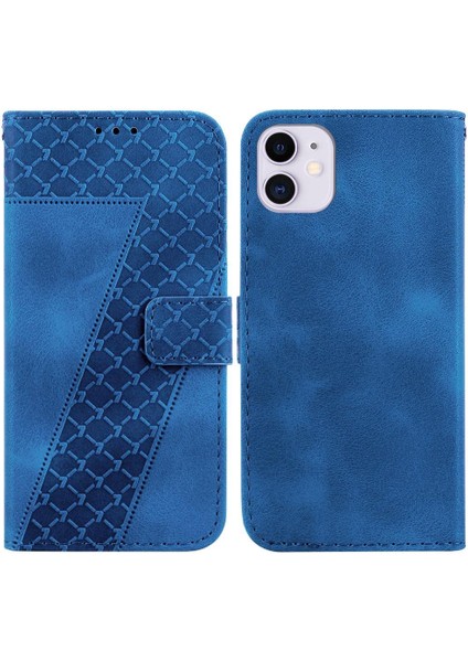 Iphone 11 Için Telefon Kılıfı Cüzdan Flip Folio Kapak Kart Yuvası Fonksiyonu Pu (Yurt Dışından)