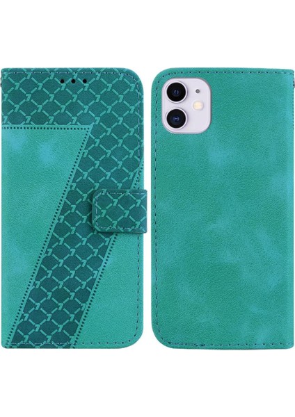 Iphone 11 Için Telefon Kılıfı Cüzdan Flip Folio Kapak Kart Yuvası Fonksiyonu Pu (Yurt Dışından)