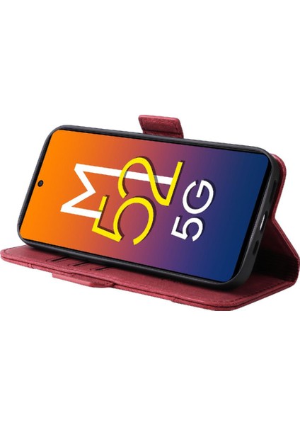 Samsung Galaxy M52 5g Kart Yuvaları Için Kılıf Cüzdan Kapak Çevirin Tpu Deri (Yurt Dışından) indirimleri