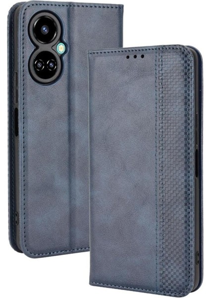 Tecno Camon 19 Cüzdan Pu Deri Manyetik Kapatma Için Kılıf (Yurt Dışından)