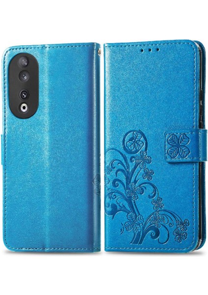 Huawei Onur Için Kılıf 90 5g Kısa Kayış Zarif Iş Dört Yaprak Kılıf (Yurt Dışından)
