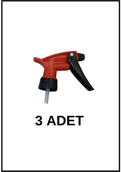 Kimyasala Dayanıklı Trigger Sprey fısfıs Başlık Yüksek Kaliteli 3 Adet