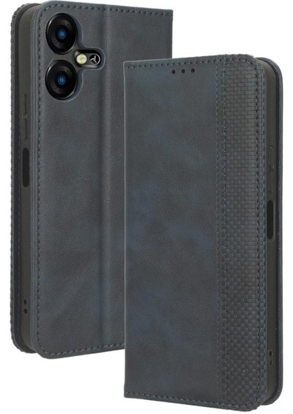 Tecno Pova Neo 3 Manyetik Kapatma Pu Deri Cüzdan Için Kılıf (Yurt Dışından)