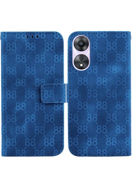 Oppo Için Telefon Kılıfı A78 5G/A58 5g Cüzdan Kapak Kart Tutucu Pu Deri 8 (Yurt Dışından)