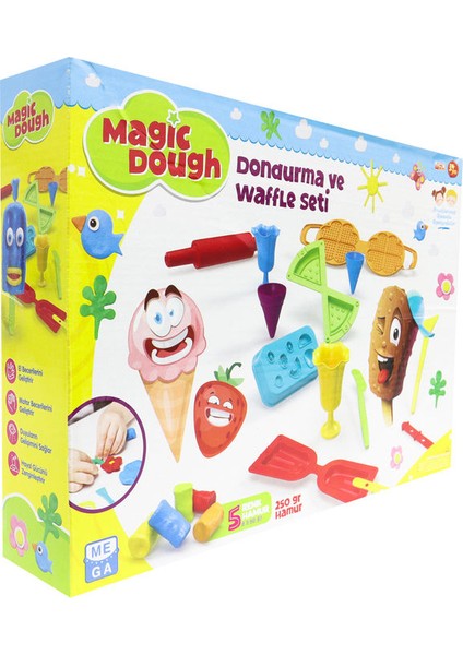 Magic Dough Dondurma ve Waffle Hamur Kutusu Seti̇