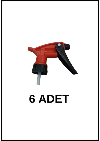 Kimyasala Dayanıklı Yüksek Kaliteli Sprey Başlık 6 Adet fiyatları