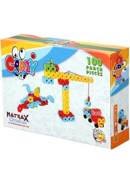 Çocuk Crazy Eğitici Blok Oyunu 100 Parça