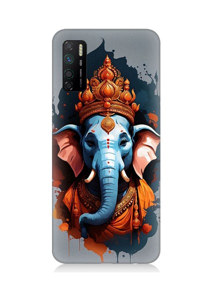 Infinix Note 7 Lite Uyumlu Ganesha Ganeşa Desenli Silikon Kılıf