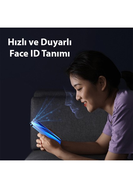 Ason Plus Baseus Crystalline iPhone 15 Privacy Hayalet Full Koruma Cam Ekran Koruyucu