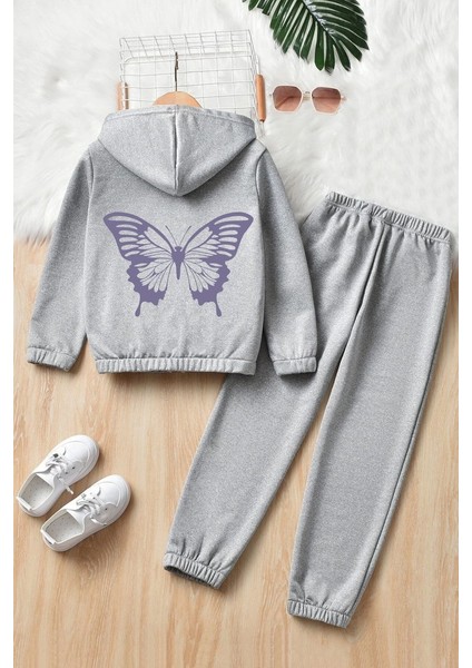 Only Trendwear Çocuk Butterfly Eşofman Takımı