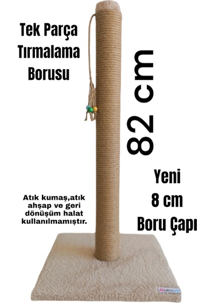 Kedi Tırmalama Tahtası 82CM Açık Kahve
