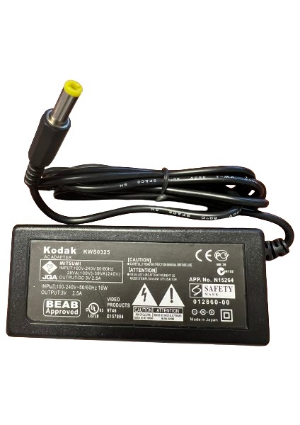 3 Volt 2.5 Amper Kodak KWS0325 Şarj Adaptörü