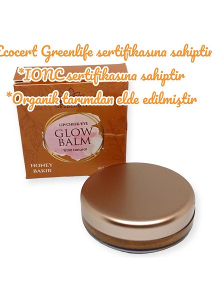 Glow Balm Honey- Bakır