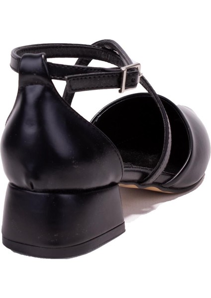 DZA07-928700 Siyah Klasik Topuklu Kadın Ayakkabı fırsatları