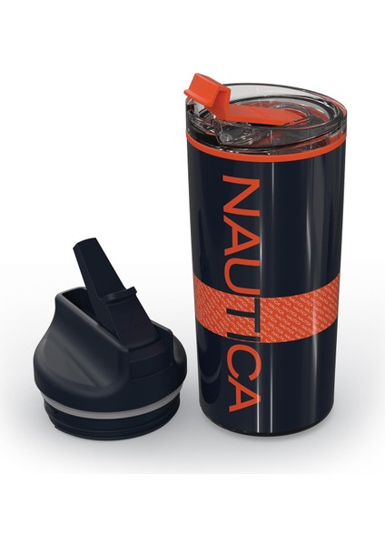 NTM02 Sport Termos Paslanmaz Çelik 950 ml Navy Turuncu