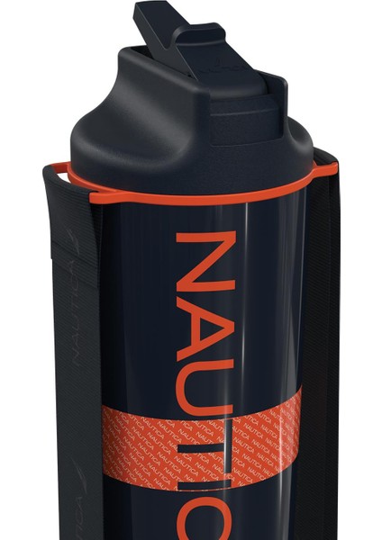 NTM02 Sport Termos Paslanmaz Çelik 950 ml Navy Turuncu