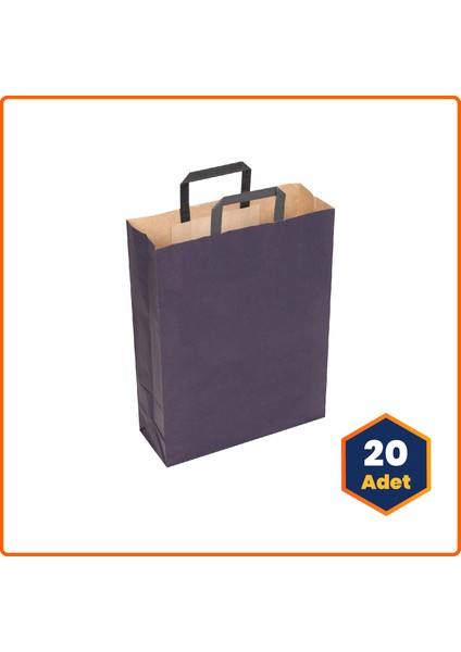 Içten Saplı Baskısız Lacivert 80 gr 32X12X42 cm 20 Adet