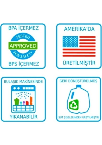 Bölmeli Tabak - Mavi