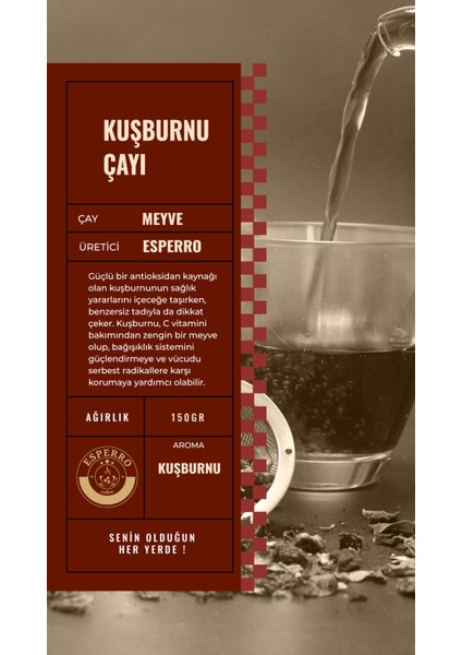 Kuşburnu Çayı, Bitki Çayı 150 Gr