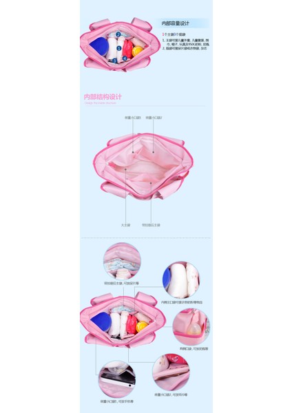 Su Geçirmez Klasik Anne Kore Tarzı ve Dayanıklı Çok Fonksiyonlu Büyük Kapasiteli Doğum Anne Çantası (Yurt Dışından) fiyatları