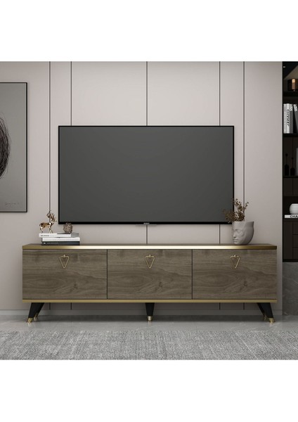 Steiny Tv Ünitesi Ceviz-Gold 180 cm