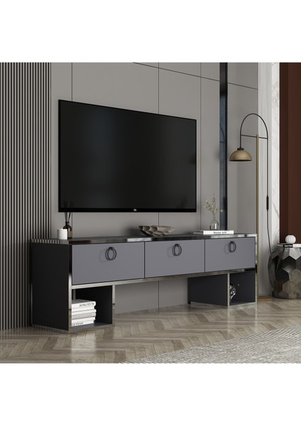 Silbery Tv Ünitesi Antrasit - Gümüş 150 cm fiyatları