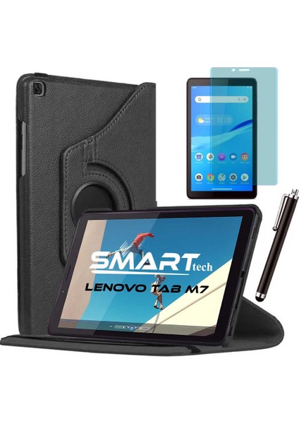 Smart Tech Lenovo Tab M7 7 Inç Standlı Tablet Kılıfı Ekran Koruyucu Kalem Set