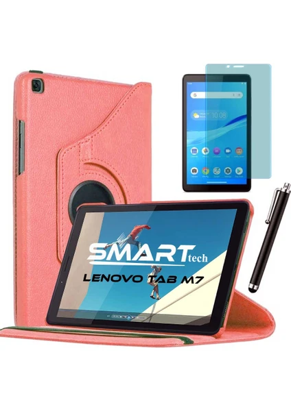 Smart Tech Lenovo Tab M7 7 Inç Standlı Tablet Kılıfı Ekran Koruyucu Kalem Set