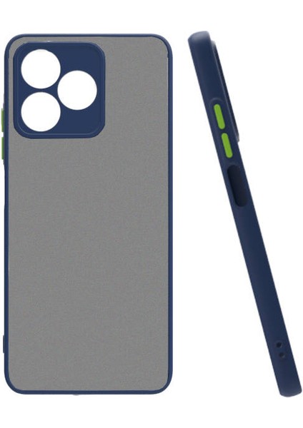 Realme C53 Kılıf Zore Hux Kapak-Lacivert
