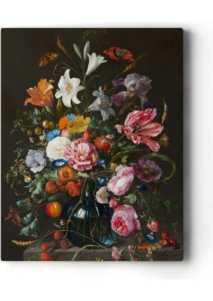 Vase of Flowers Jan Davidsz. de Heem 50×70 Kanvas Tablo