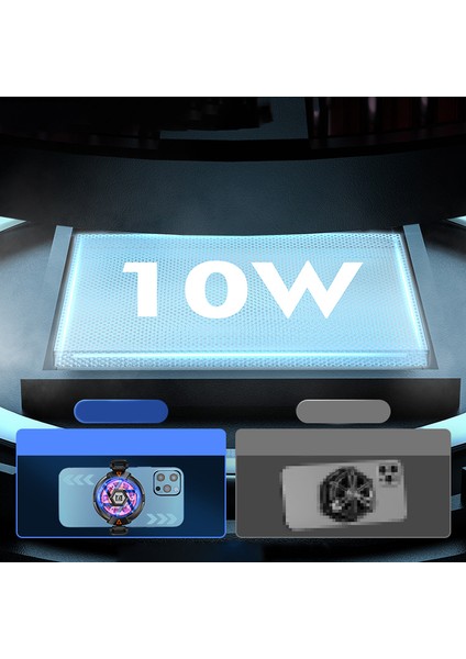 Sessiz Telefon Soğutucu Fan Wireless Şarj Özellikli Rgb Işıklı -3° Dereceye Kadar Anlık Tec Soğutma indirimleri