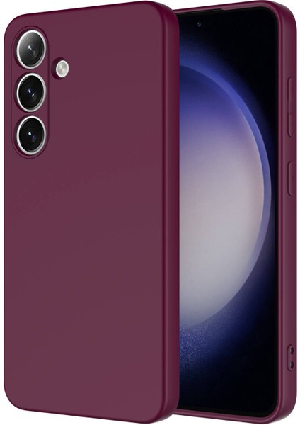 Samsung Galaxy Uyumlu S23 Fe Kılıf Zore Mara Lansman Kapak-Koyu Mor
