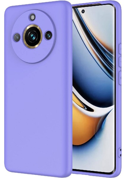 Realme 11 Pro Plus Kılıf Zore Mara Lansman Kapak-Lila