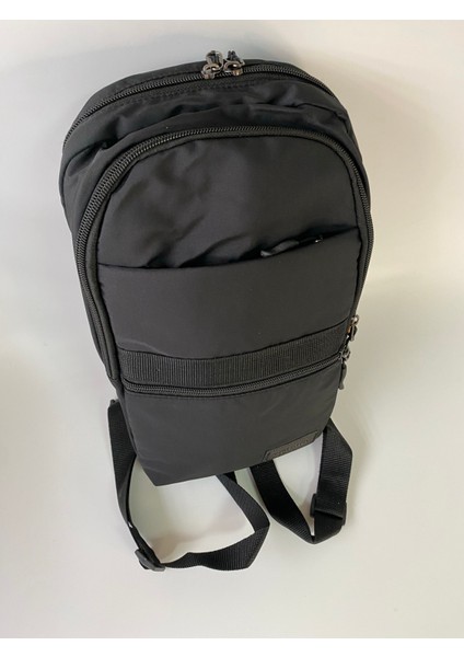 Erkek Sırt Omuz ve Çapraz Çanta Siyah 20X30