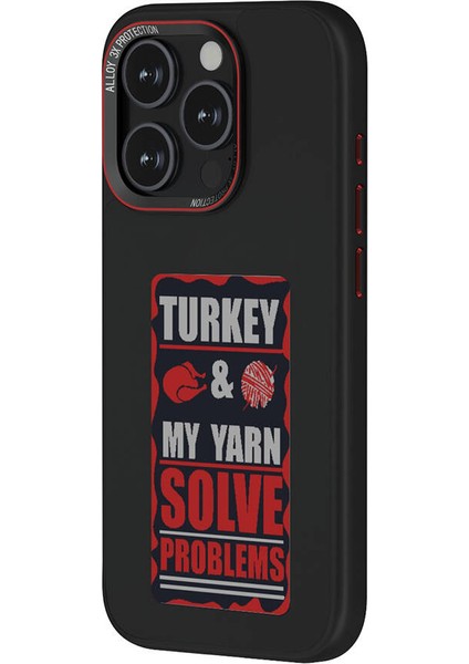 Apple iPhone Uyumlu 15 Pro Max Kılıf Ekranı Yansıtan Zore Akıllı Nfc Kapak