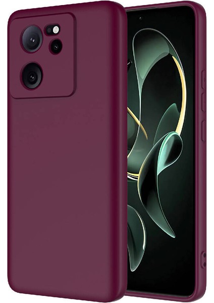 Xiaomi Uyumlu Mi 13T Pro Kılıf Zore Mara Lansman Kapak-Koyu Mor